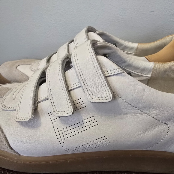 Sam Edelman Jo White Round Toe Breathable Slip On Triple Strap Low Top Size 11 - Picture 9 of 12